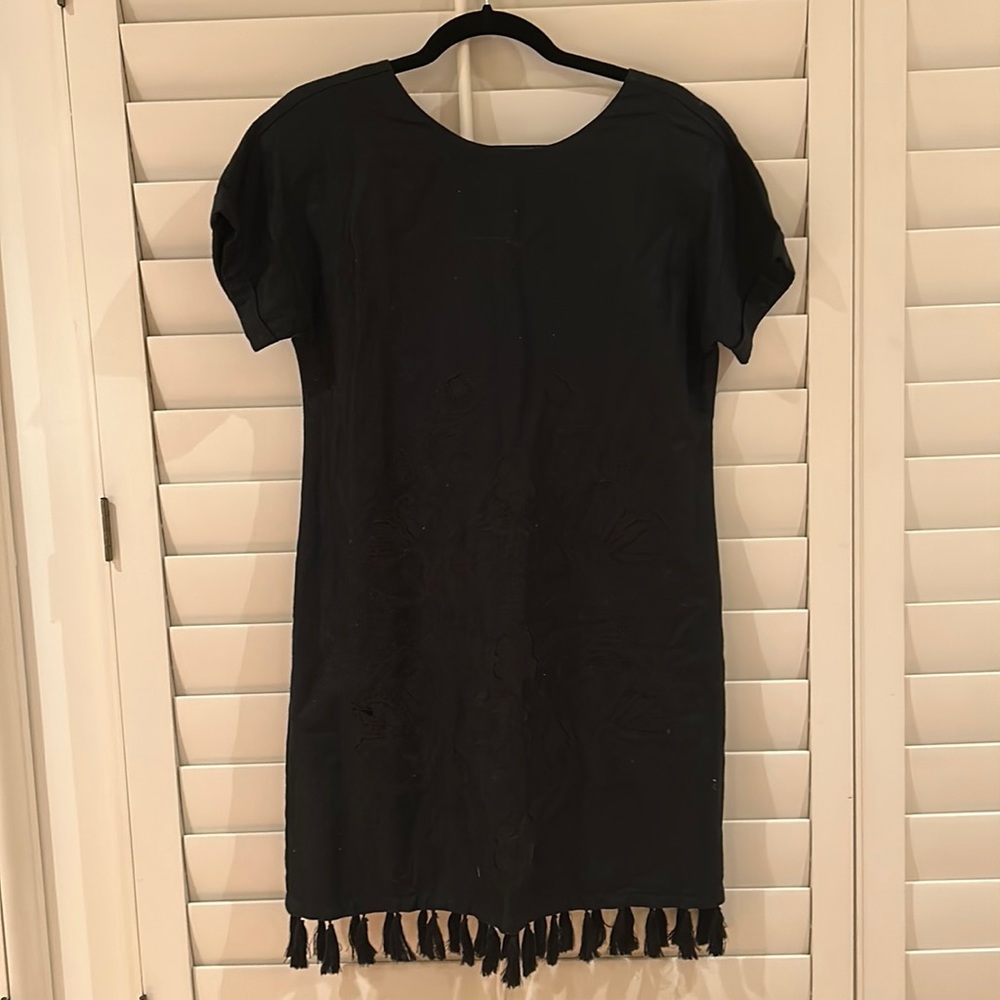 Black Fringe Dress